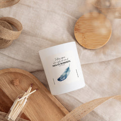Personalised Memorial Scented Candle, Feathers appear when angels are near, Remembrance Gift, Sympathy Gift Bereavement Mourning Keepsake