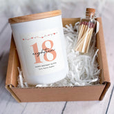 Personalised Milestone Birthday Candle Gift for Her with Age & Name Gift for Niece Daughter Granddaughter Mum Auntie Sister Friend