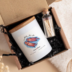 Personalised Scented Funny Gift for Girlfriend Wife Fiance on Valentine's Day Birthday Anniversary Vegan Soy Wax FREE Gift Package Matches