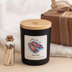 Personalised Scented Funny Gift for Girlfriend Wife Fiance on Valentine's Day Birthday Anniversary Vegan Soy Wax FREE Gift Package Matches