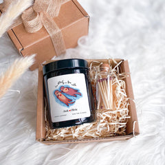 Personalised Scented Funny Gift for Girlfriend Wife Fiance on Valentine's Day Birthday Anniversary Vegan Soy Wax FREE Gift Package Matches