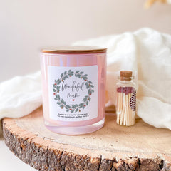 Personalised Scented Mum Candle Thoughtful Gift for Mother's Day Birthday Christmas Handmade Vegan New Mum First Mothers Day Keepsake Mama