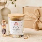 Personalised Thank You Candle set Heartfelt Gift for Teacher, Assistant, Nursery Carer & Childcare Hero End of Term Keepsake