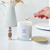 Personalised thank you scented candle with name Metal lid Gift for her Thank you gift for her best friend mum boss colleague teacher nurse