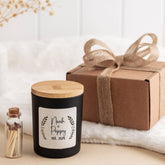Personalised Wedding or Engagement Gift Soy Wax Scented Candle, With date and couple's names, Mr Mrs On Your Wedding Day Engaged Cosy