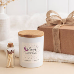 Scented candle for nanny, Mother's Day gift for grandma, Nanny birthday Christmas gift, Granny Nanny present, If I had a star why I love