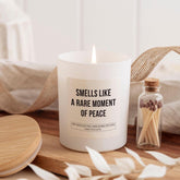 Smells Like a Rare Moment of Peace Candle Gift for Mum Sister Grandma Teacher Friend Birthday Christmas Mother's Day Relaxing Present