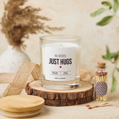 Support Candle Memorial Gift No Words Just Hugs Sending Hug Keepsake Friend Bereavement Gift In Loving Memory of Mum Dad Grandad Grandma