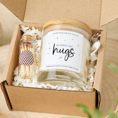 Thinking of You Gift No Words Just Hugs Candle Comforting Sympathy Get Well Soon Present for Friend Him Her