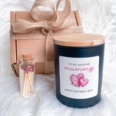 To My Amazing Mummy Scented Soy Wax Candle Mother's Day Gift for Mum New Mum Happy Mothers Day Keepsake I Love You Mom Mommy First 1st Vegan