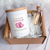 To My Amazing Nanny Grandma Scented Soy Wax Candle Mother's Day Gift for Nana New Granny Happy Mothers Day Keepsake First 1st Vegan Present