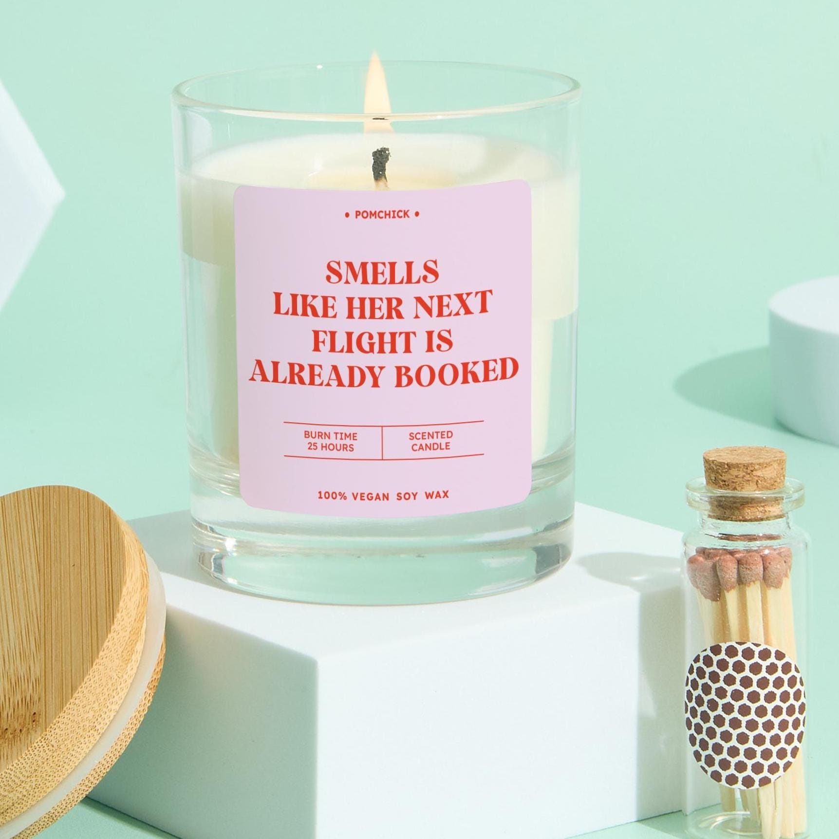 Travel Lover Candle Gift Funny Birthday or Christmas Gift for Her Friend Mum Dad Nanny Adventurer Traveller Present