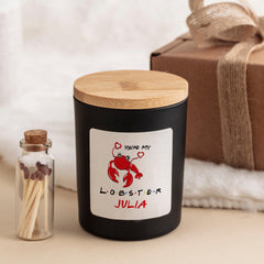You're My Lobster Personalised Scented Candle Cute gift for Girlfriend Boyfriend Fiance Her Him Anniversary Valentine's Day Birthday Present