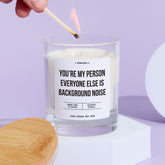 You're My Person Candle Funny Scented Gift for Best Friend Partner Girlfriend Wife Unique Keepsake for Birthday Christmas Valentine's Day
