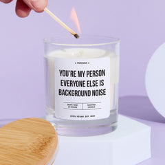 You're My Person Candle Funny Scented Gift for Best Friend Partner Girlfriend Wife Unique Keepsake for Birthday Christmas Valentine's Day