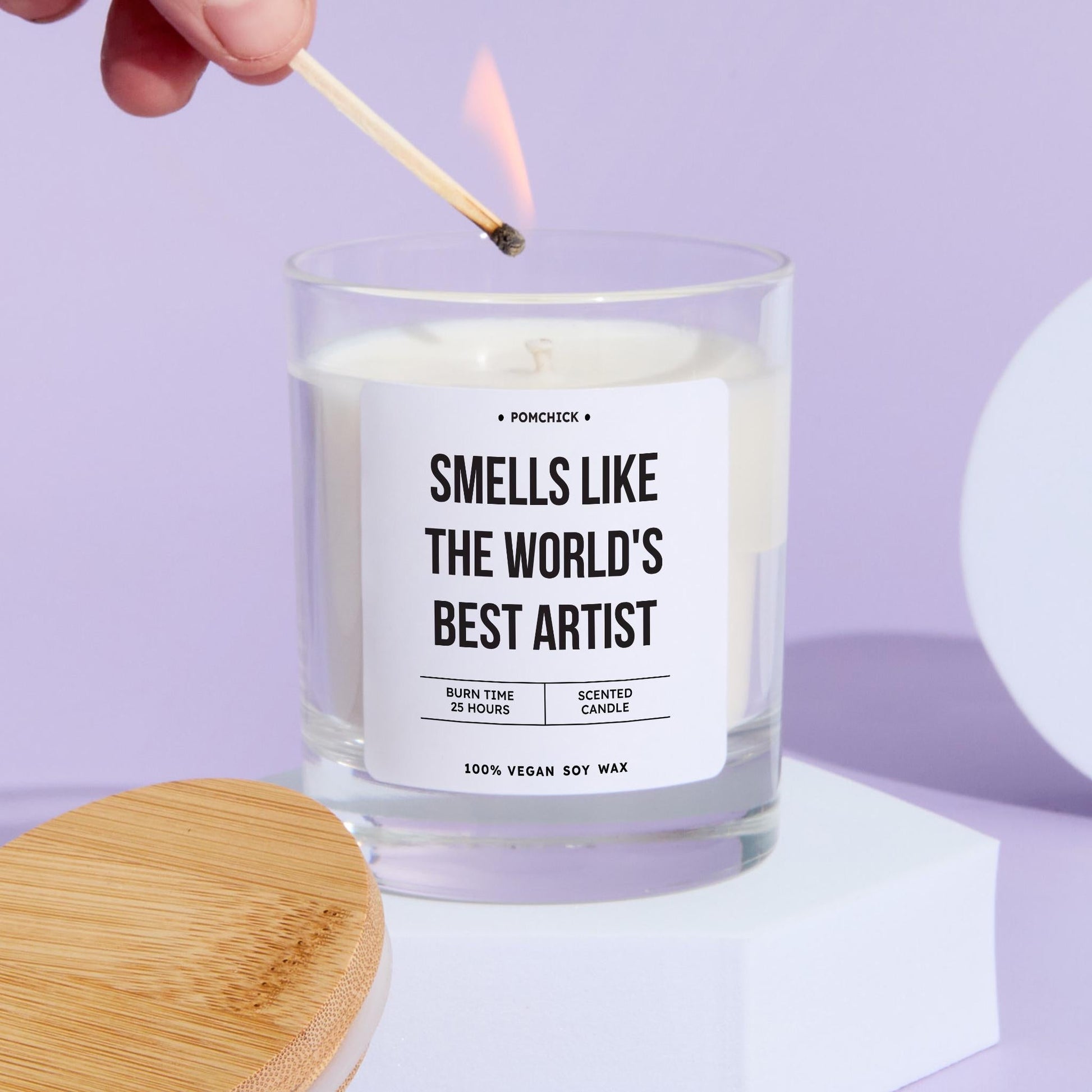 Artist Candle Gift Smells Like the World's Best Artist Fun Vegan Keepsake for Her Painter Sculptor Creative Souls Art Lovers