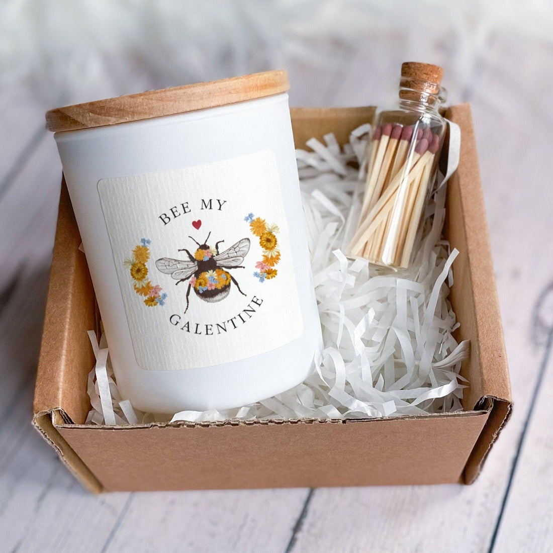 Bee My Galentine Candle Gift for Friend Her Him Soy Wax Candle Vegan Funny Cute Happy Galentines Gift for Best Friends Mum Sister Bestie