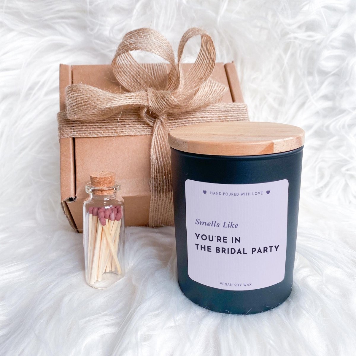 Bridal Party Proposal Gift Candle – Smells Like You're in the Party