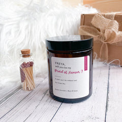 Bridesmaid Proposal Candle Gift Set with Mini Matches Will You Be My Bridesmaid Maid of Honour Flower Girl I Can't Say I Do Without You