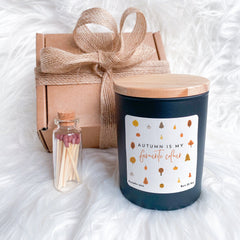 Cosy Autumn Scented Candle Autumn Is My Favourite Colour Pumpkin Spice Cosy Fall Gift for Friends Mum Halloween Home Decor Birthday Gift