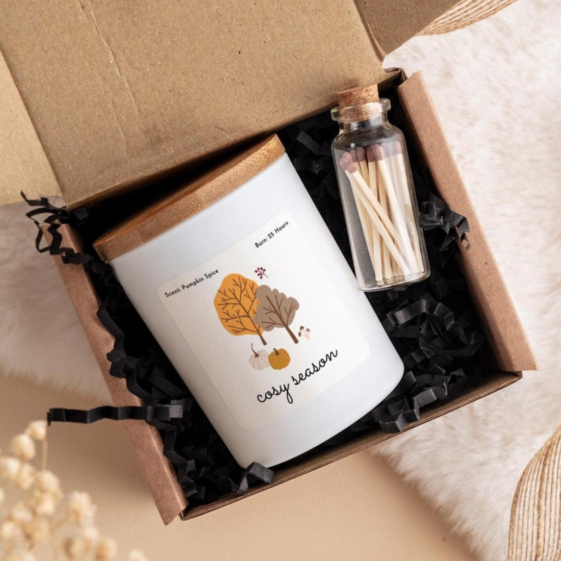 Cosy Season Autumn Candle Gift Set For Her Him