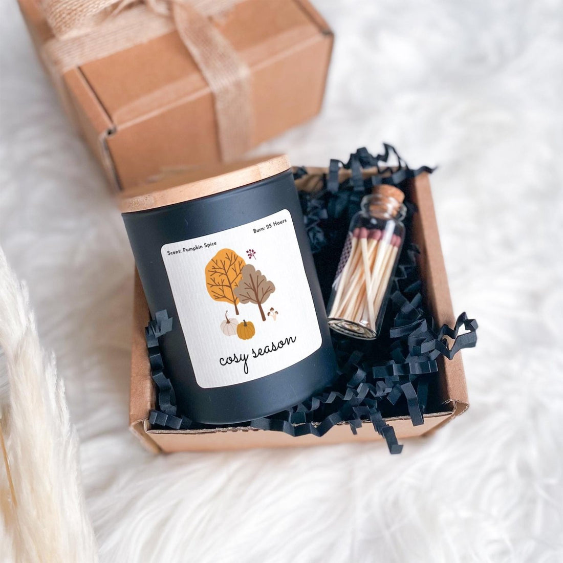 Cosy Season Autumn Candle Gift Set For Her Him