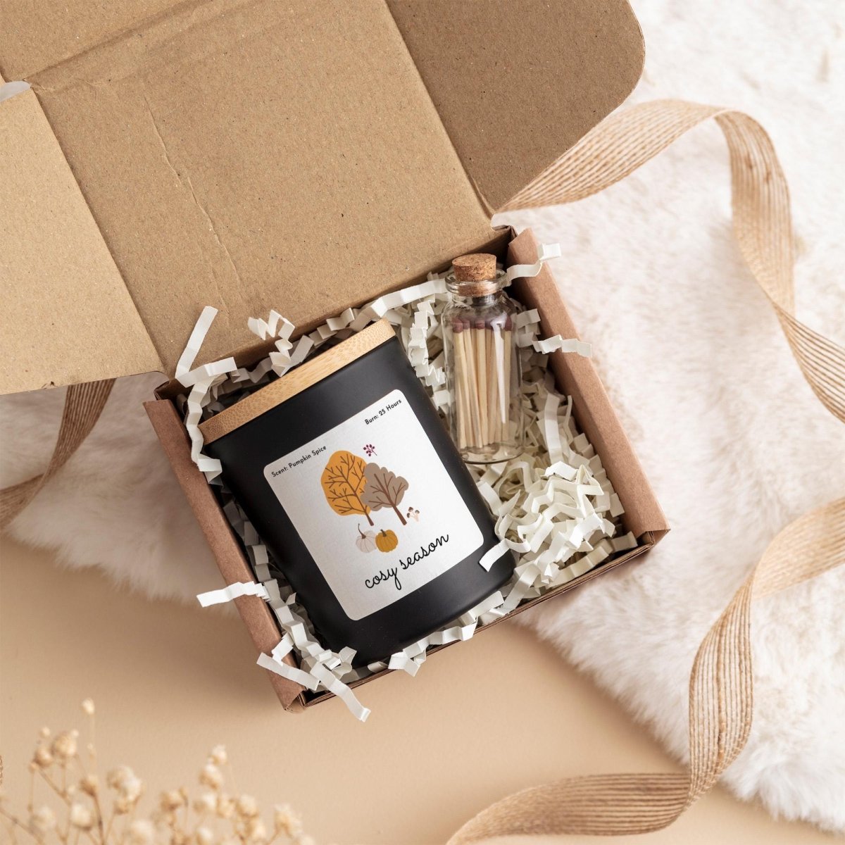 Cosy Season Autumn Candle Gift Set For Her Him