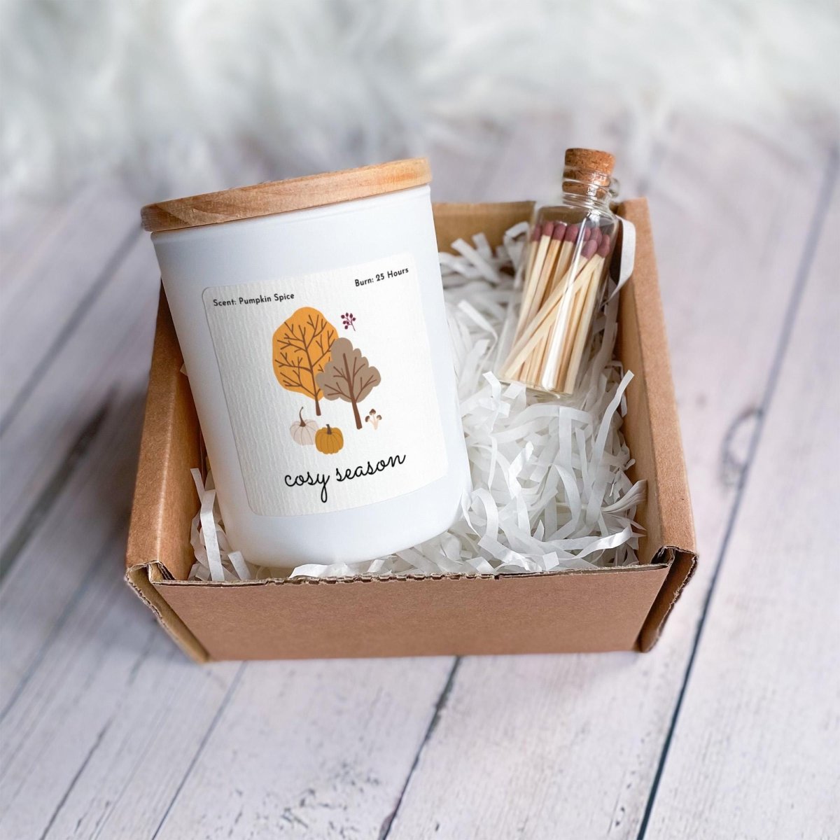 Cosy Season Autumn Candle Gift Set For Her Him