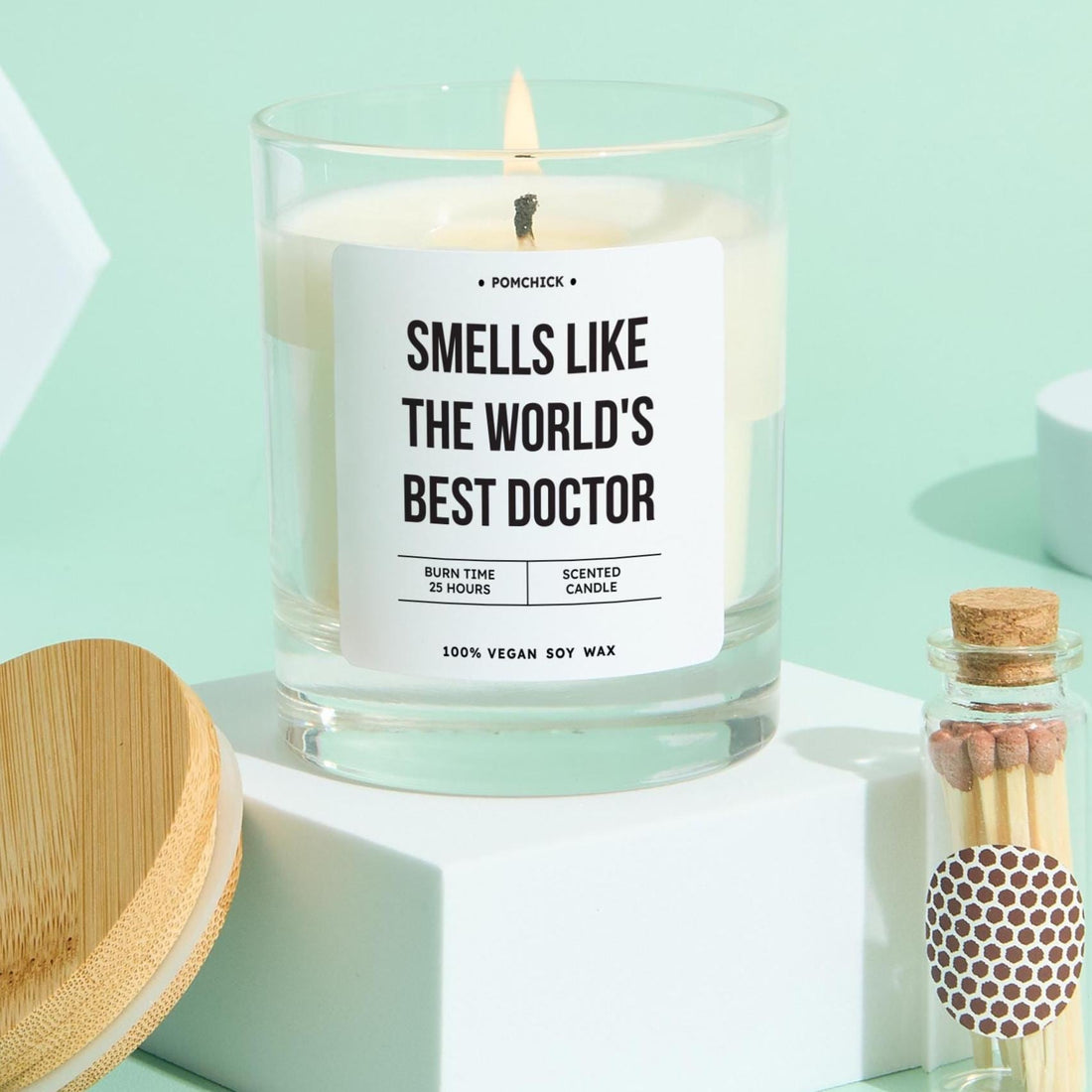 Doctor Candle Gift Smells Like the World's Best Doctor Funny Appreciation Keepsake for Medical Student & Healthcare Workers Thank You Gift