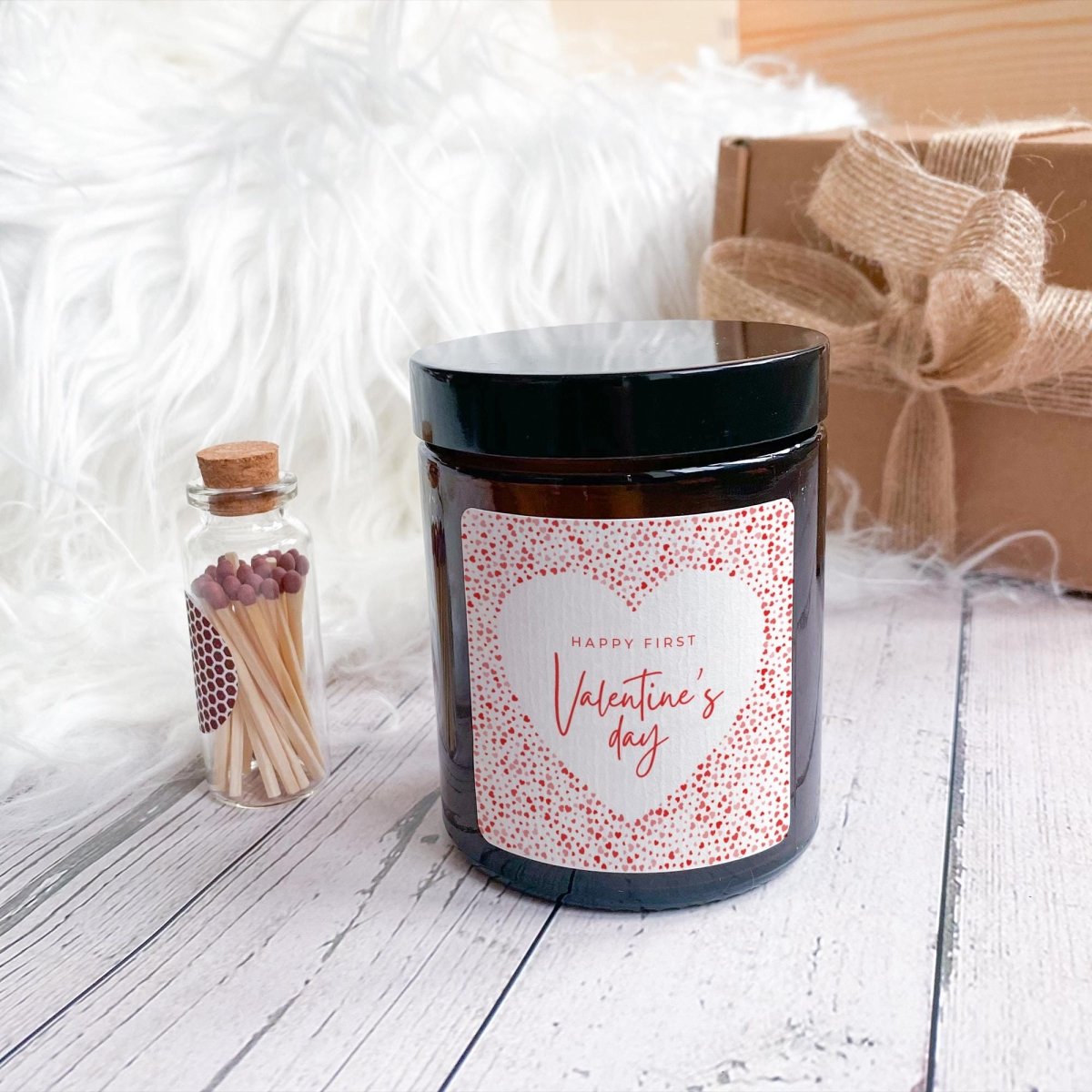 First Valentine’s Day Candle Gift – Romantic Keepsake Jar for Girlfriend
