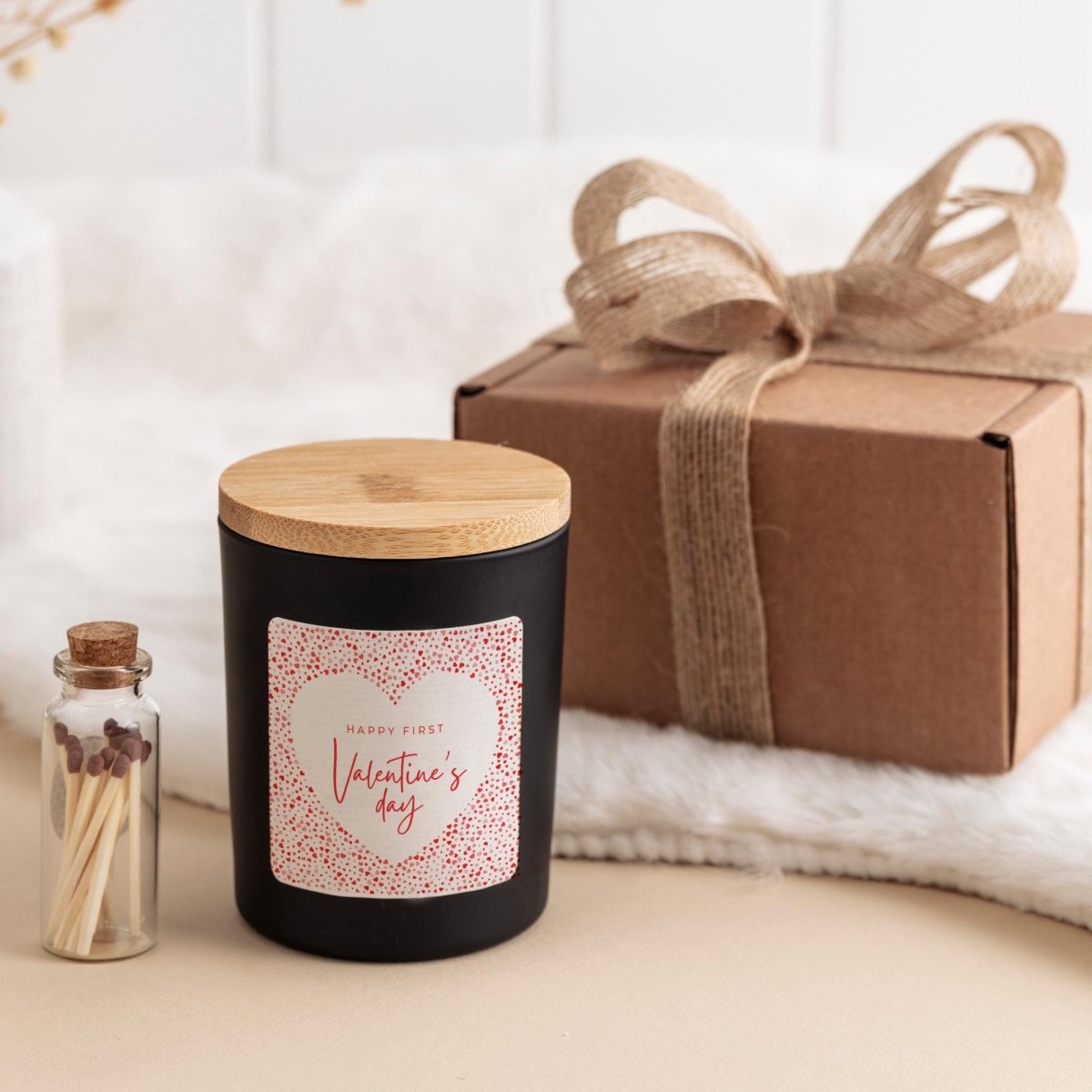 First Valentine’s Day Candle Gift – Romantic Keepsake Jar for Girlfriend