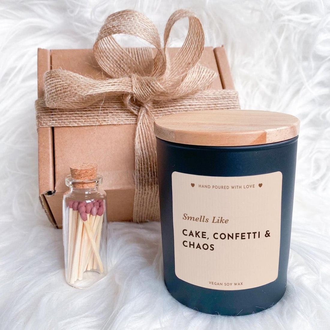 Funny Birthday Candle Gift – Cake Confetti & Chaos Birthday Present for Her Best Friend Sister or Mum