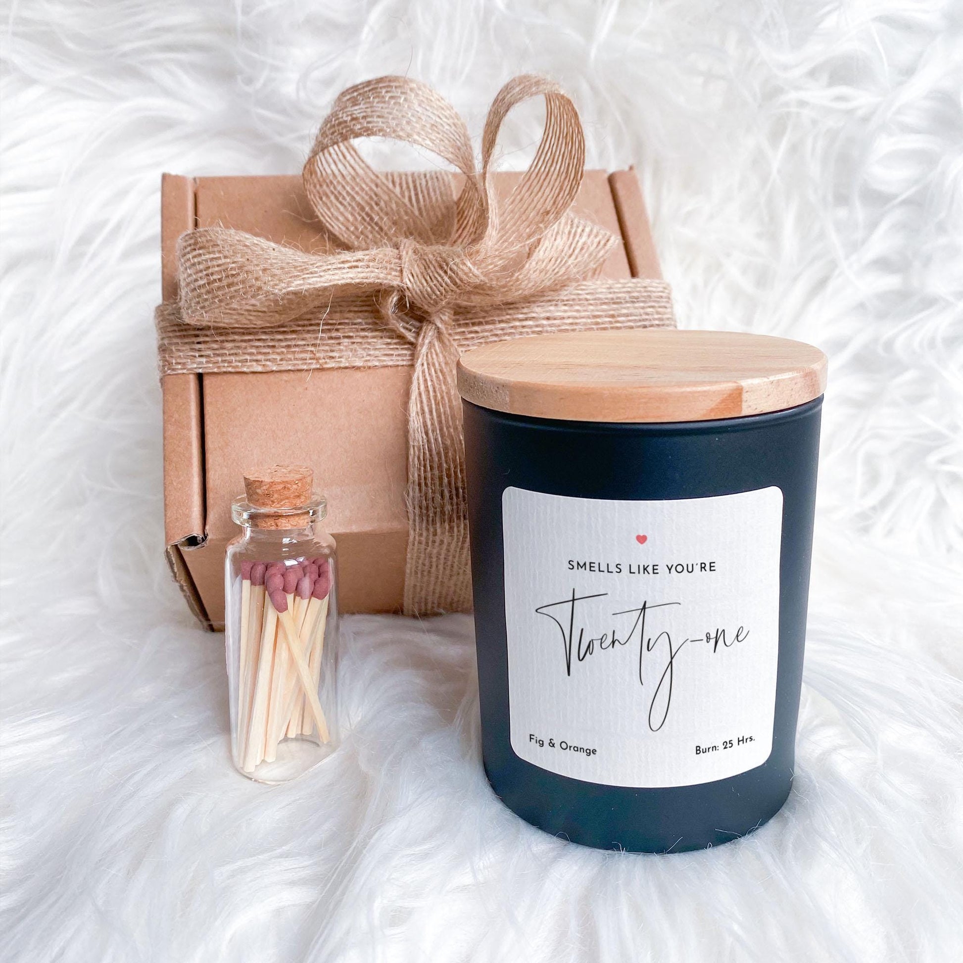 Funny Birthday Gift Scented Candle Smells Like You're Twenty - One Keepsake for Her Friend Sister Colleague Vegan Soy Wax 21st Birthday Gift