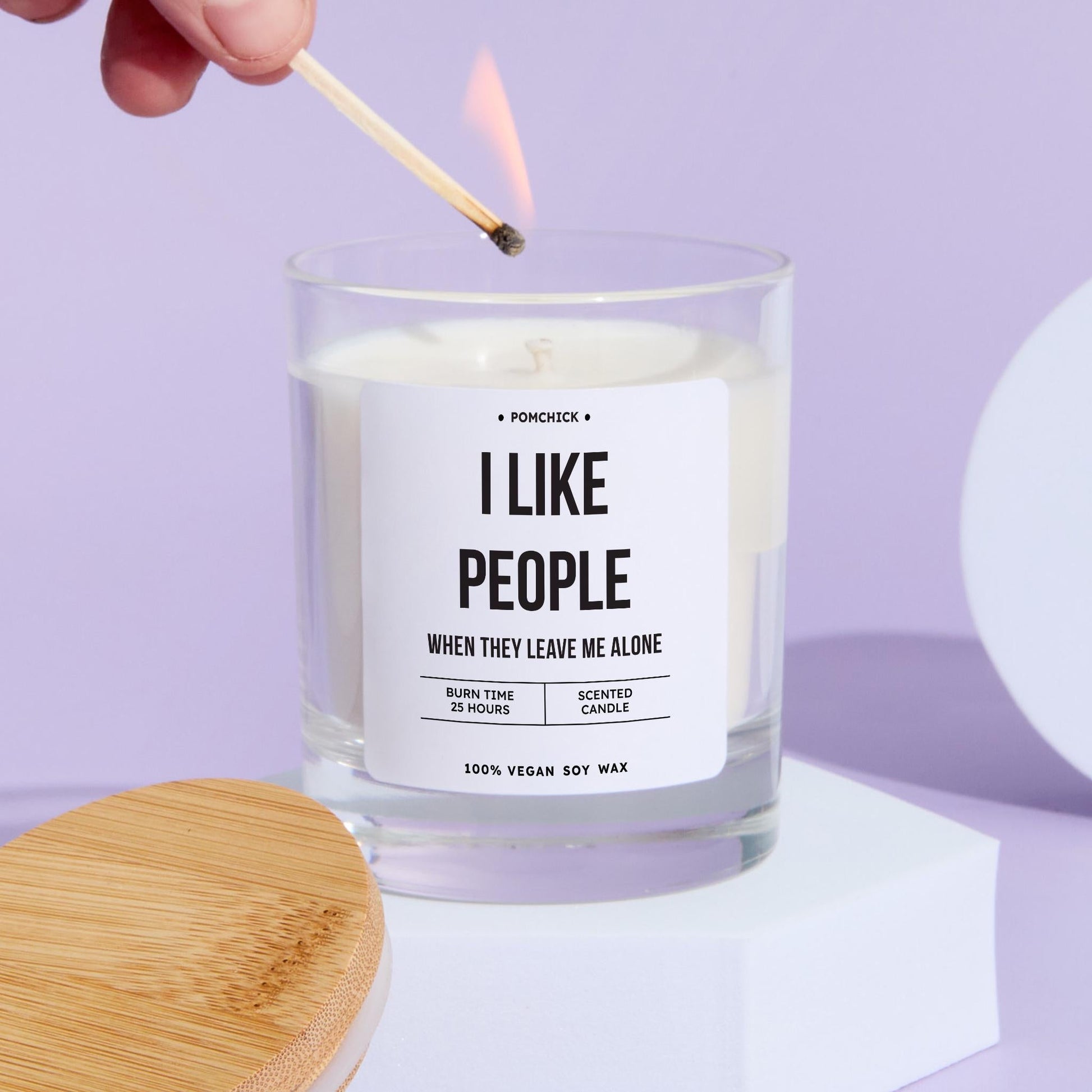Funny Candle Gift for Friend I Like People When They Leave Me Alone Humorous Keepsake Introverts Colleague Birthday Christmas Secret Santa