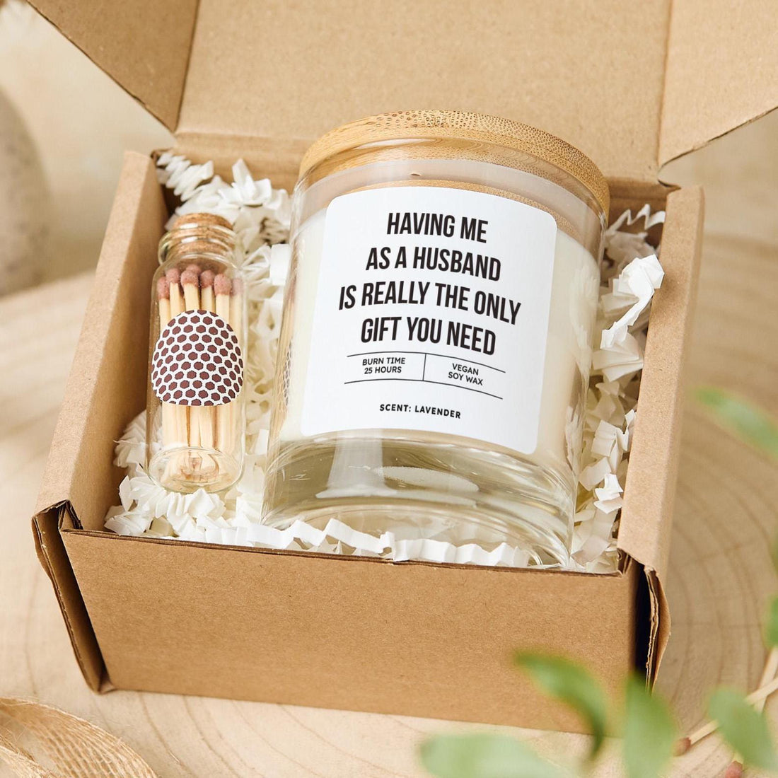 Funny Candle Gift for Wife Cheeky Christmas Birthday Valentine’s or Anniversary Present Sassy Soy Wax Keepsake for Her