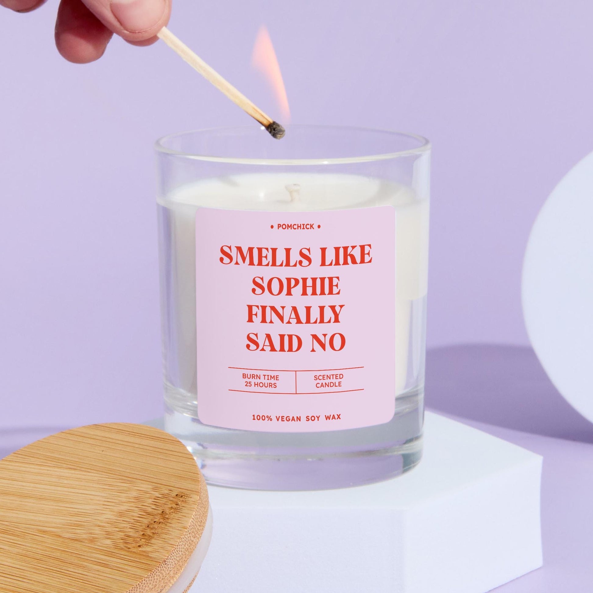 Funny Empowerment Candle Smells Like Sophie Finally Said No Cheeky Keepsake for Friends Breakup Recovery New Job New Beginnings Divorce
