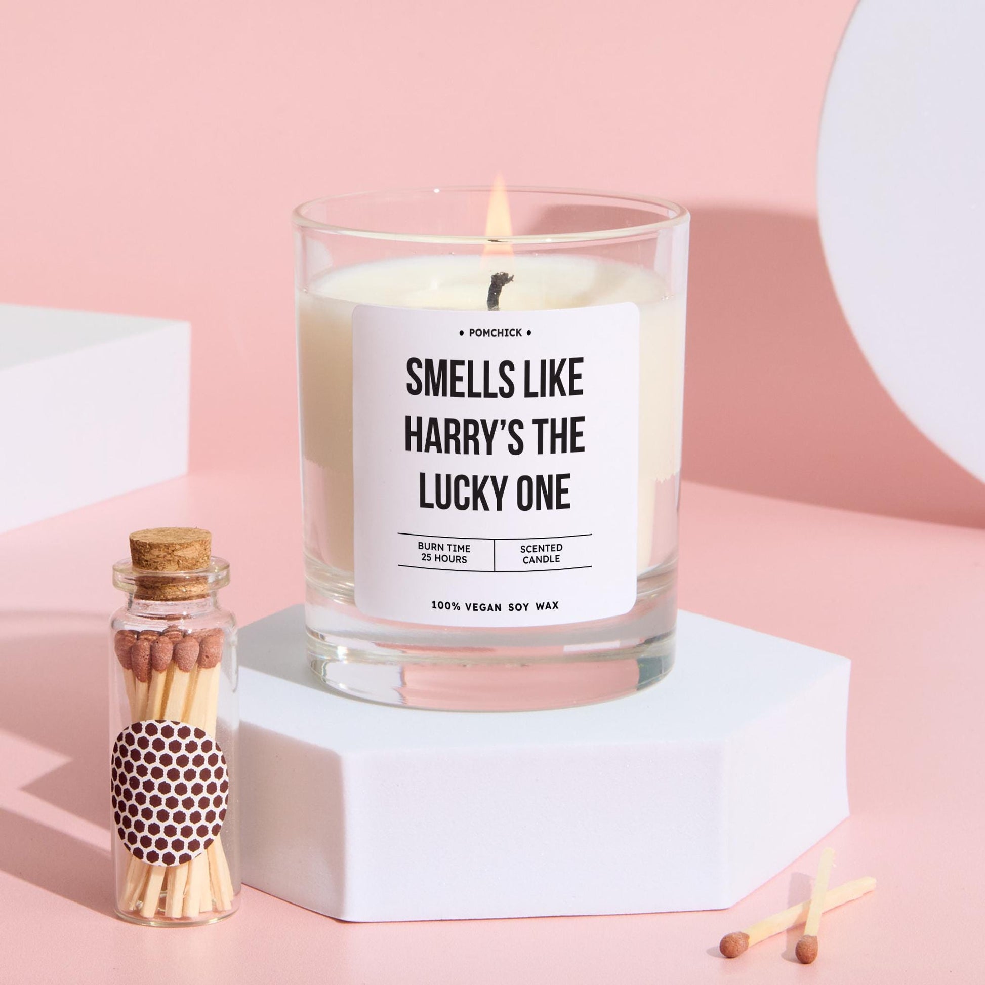Funny Gift for Bride Personalised Engagement Candle Smells Like Name's the Lucky One Fun Wedding Keepsake for Bride To - Be Celebrations