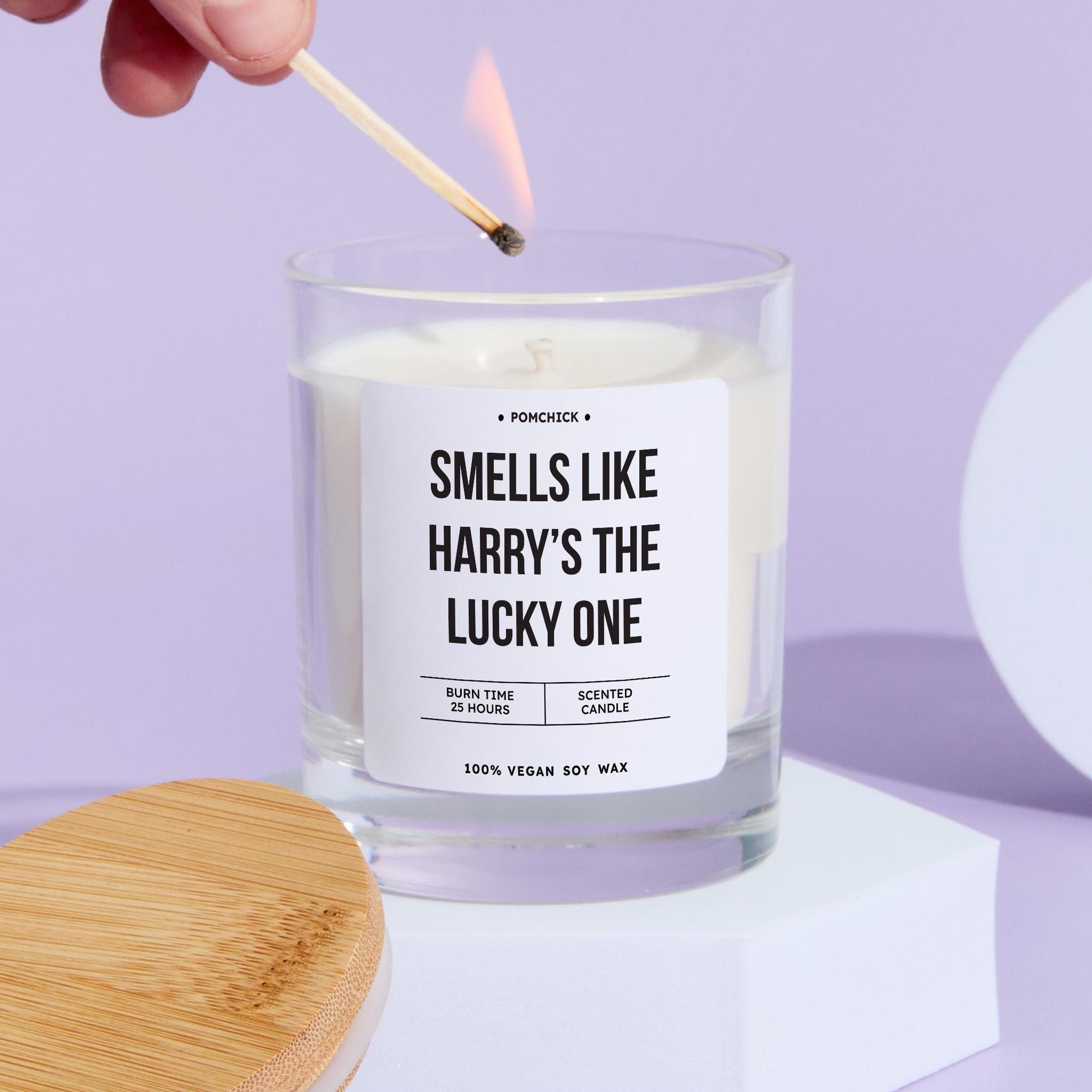 Funny Gift for Bride Personalised Engagement Candle Smells Like Name's the Lucky One Fun Wedding Keepsake for Bride To - Be Celebrations