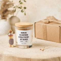 Funny Girlfriend Gift Set Vegan Soy Wax Candle Cheeky Christmas Anniversary Valentine’s Day Birthday Present