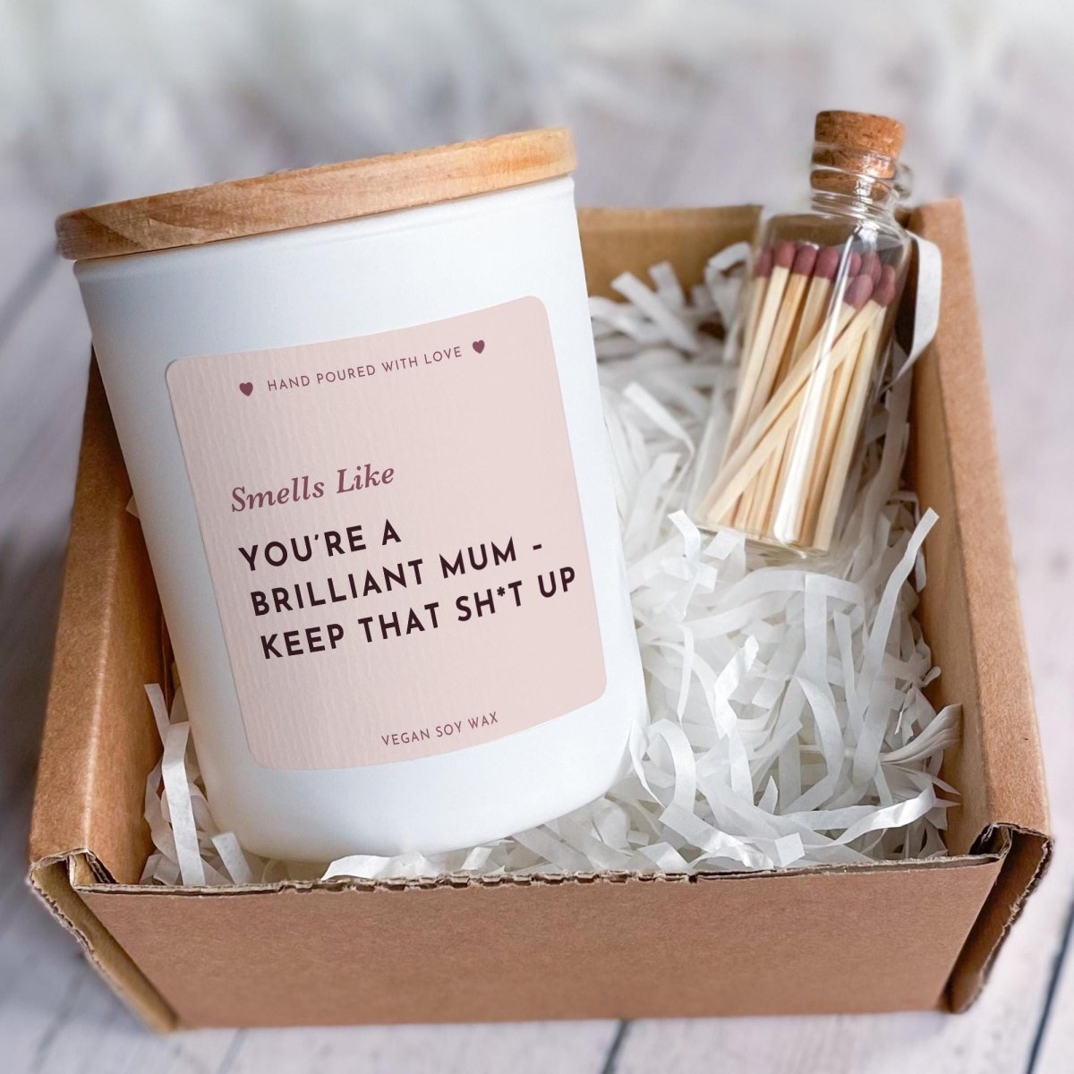 Funny Mum Candle Gift – Birthday Mother’s Day or Christmas Present for Mum