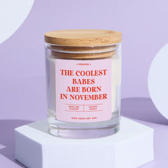 Funny November Birthday Candle Gift for Her Bestie Best Friend Rude Zodiac Candle Gift Personalised Birthday Party Decor 18th 21st 30th 40th