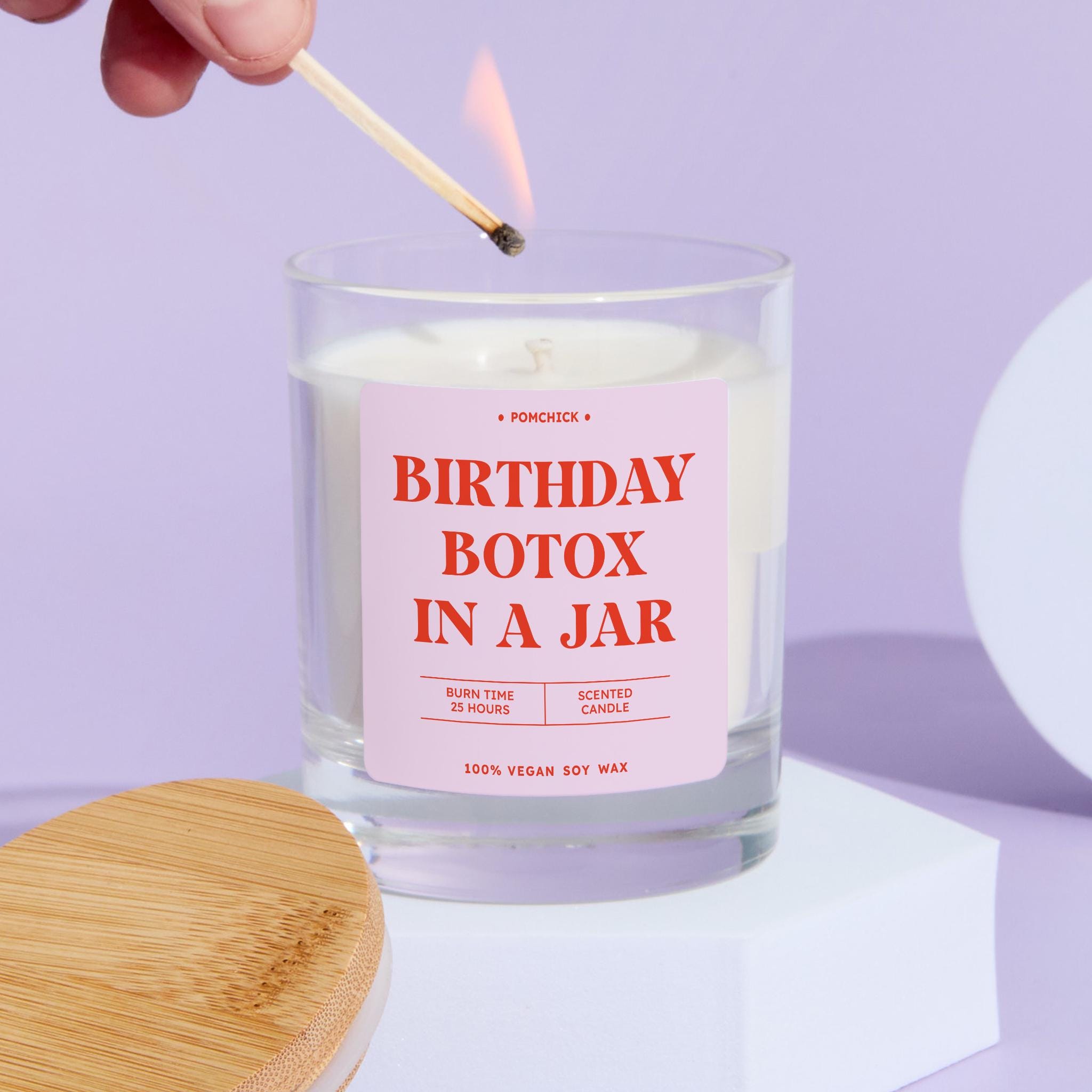 Funny Scented Candle Birthday Gift for Her Birthday Botox in a Jar Cheeky Keepsake for Friend Sister Bestie Mum Nanny