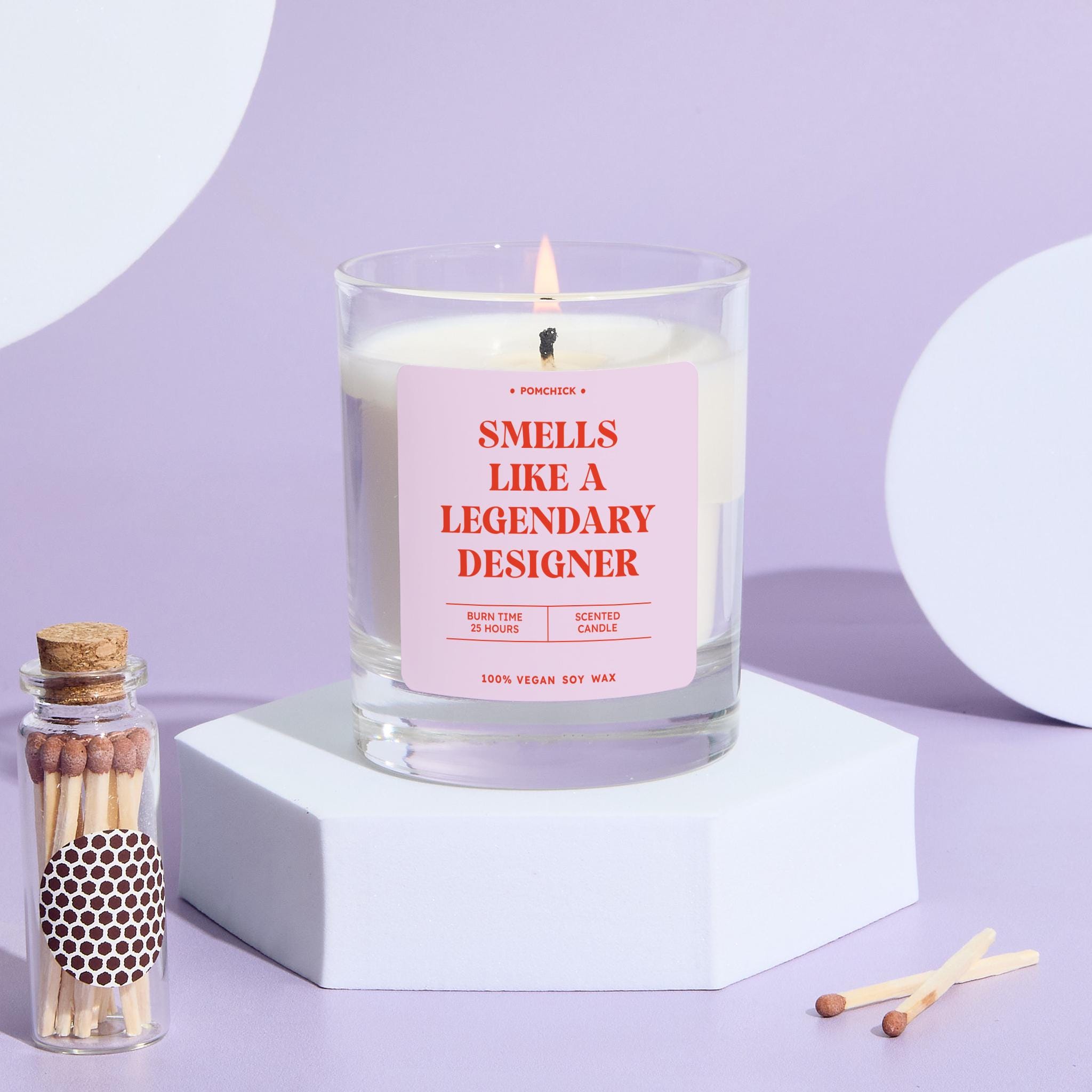Gift for Designer Scented Candle Gift for Her Keepsake for Designer Smells Like a Legendary Designer Graphic Designer Birthday Christmas