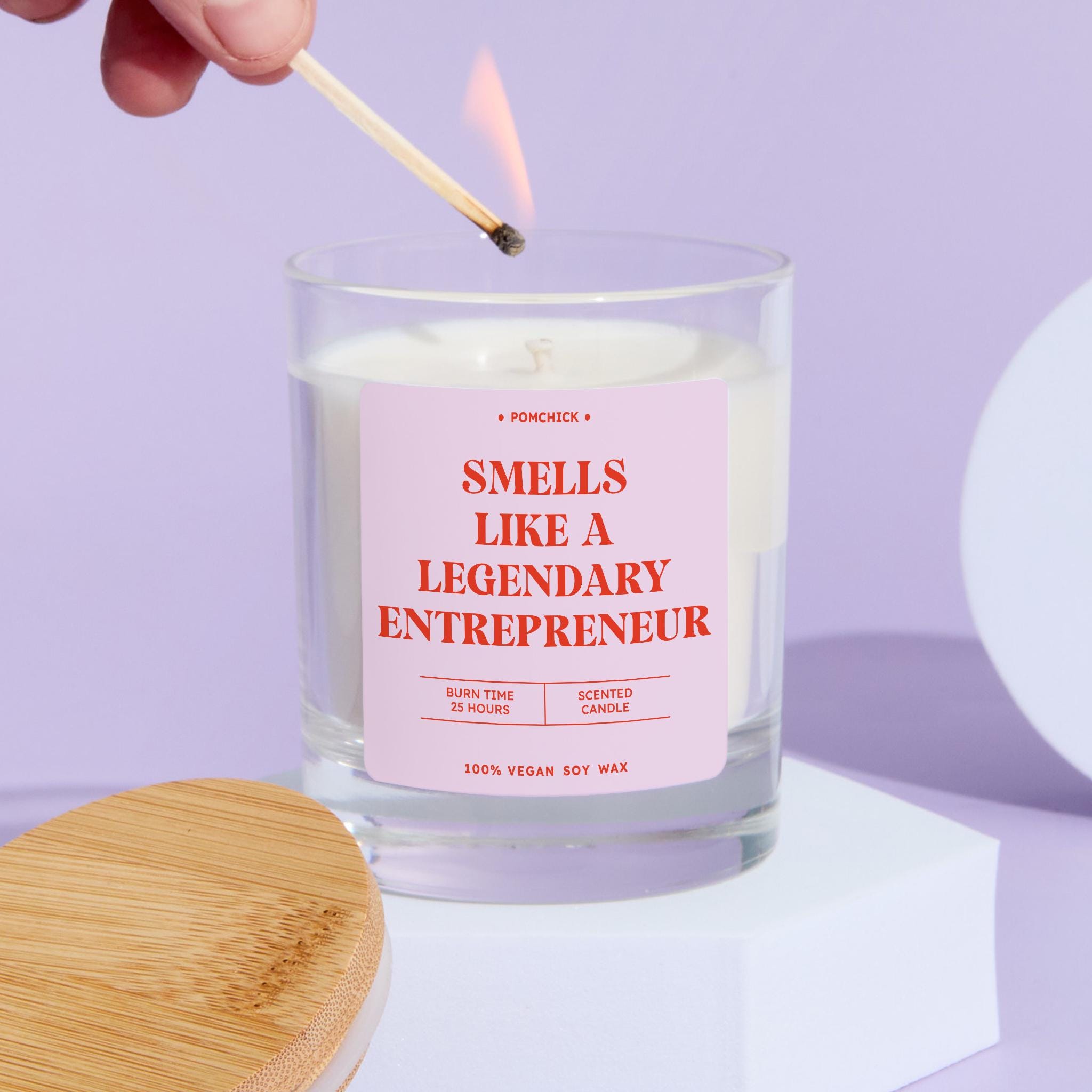 Gift for Entrepreneur Scented Candle Boss Lady Gift for Her Fun Keepsake for New Small Business Owner