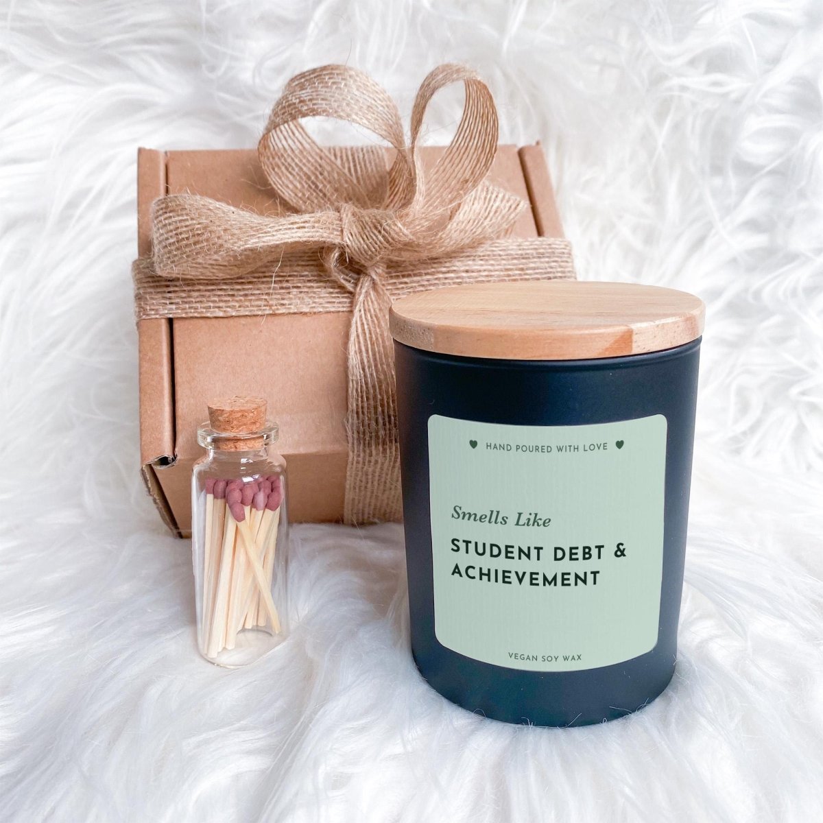 Graduation Candle Gift – Student Debt & Achievement Funny Graduation Present for Graduate