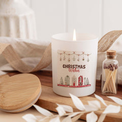 Christmas Wishes Scented Candle Gift Set for Her Christmas Gift for Friend Colleague Mum Dad Boss Neighbour Postman Uncle Grandpa Grandma