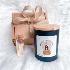 To The One I Love Personalised Christmas Candle Gift Set For Boyfriend Girlfriend Husband Wife Fiancé Cute Xmas Present Christmas Candle