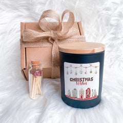 Christmas Wishes Scented Candle Gift Set for Her Christmas Gift for Friend Colleague Mum Dad Boss Neighbour Postman Uncle Grandpa Grandma