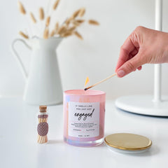 Funny Engagement Candle Gift  Smells Like You Just Got Engaged Gift for Couple, Fiance, Fiancee, Newly Engaged Friends