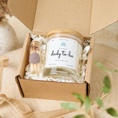 Daddy to-Be Candle Gift Set Special Father's Day Keepsake for Expectant Dad A Thoughtful Gift to Celebrate His New Journey